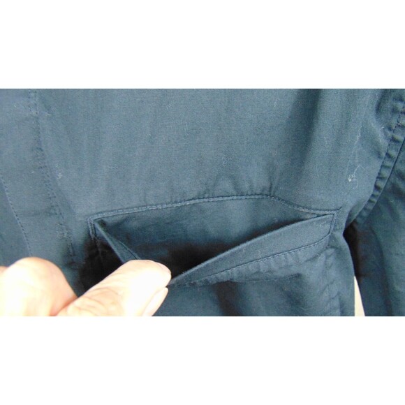 Lululemon Recommission LS Shirt Buttondown Four-Way Stretch Sz Medium Black - Picture 7 of 11